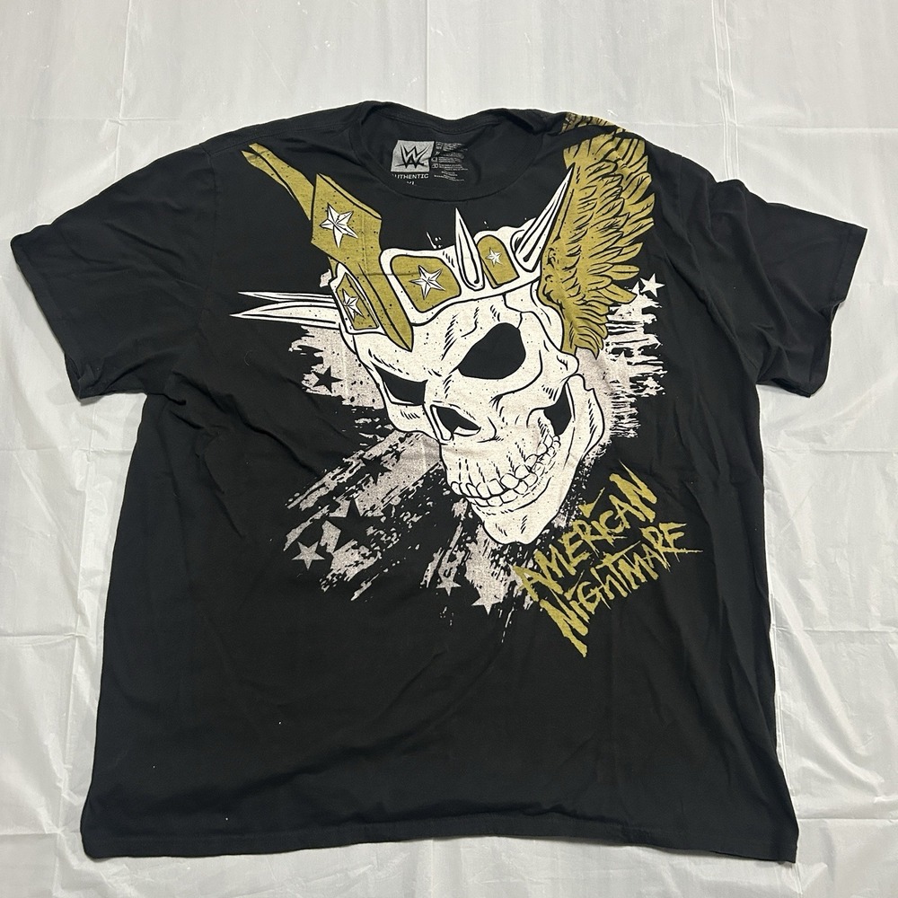 Cody Rhodes AOP WWE T-shirt Adult 3XL Black Graphic American Nightmare